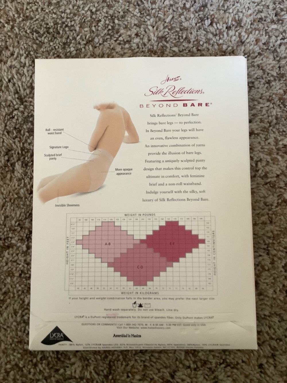 5 Pairs HANES Silk Reflections Control Top PANTYHOSE Size CD Nylons NEW Tan - Picture 7 of 11